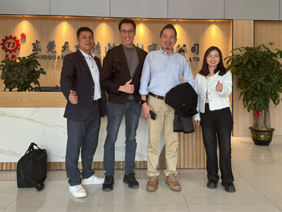 外國客人眼中的天機傳動糾偏機廠家